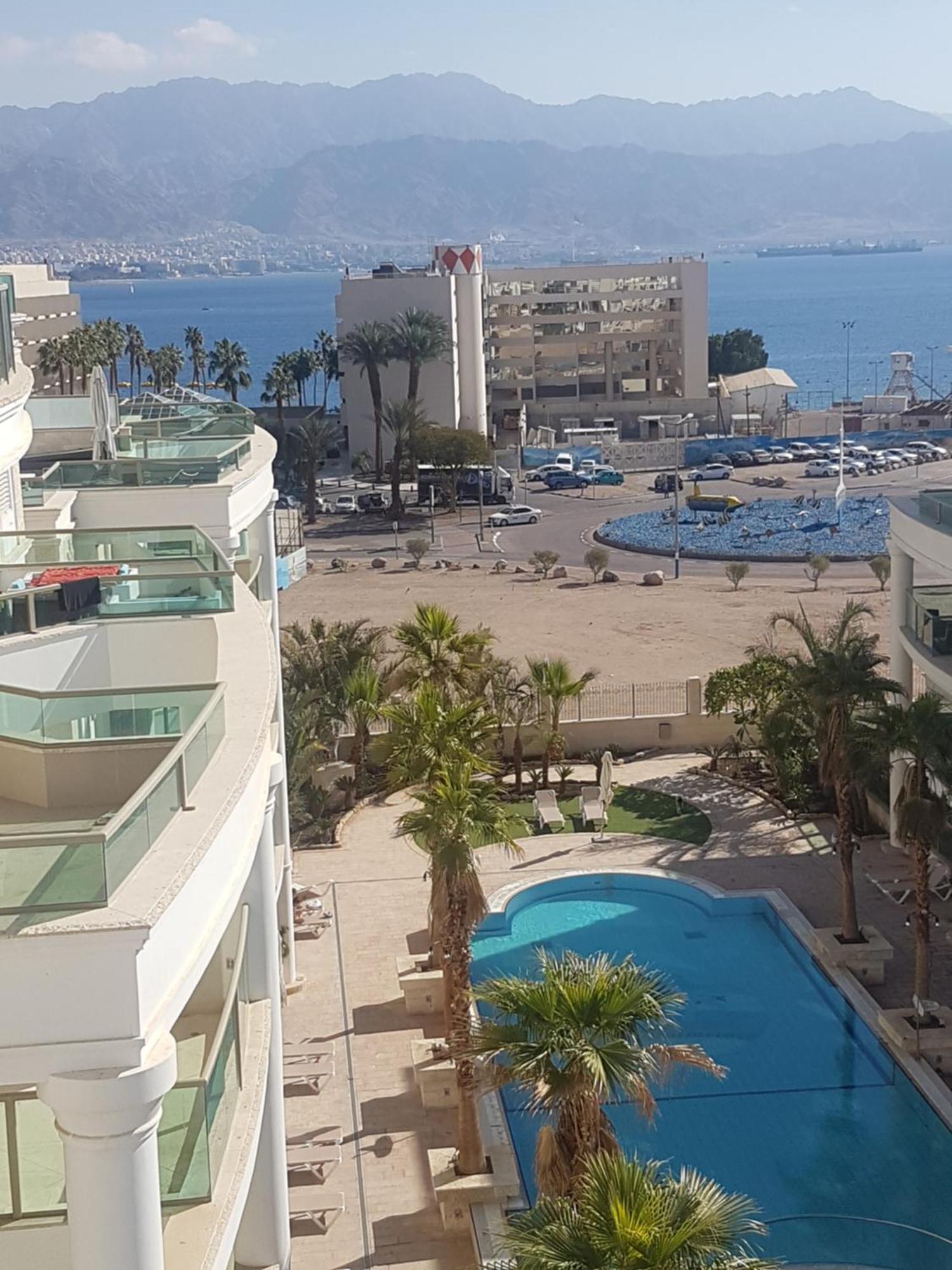 Apartamento Palmore Top Luxury Penthause With Juccuzi First Line Of The Seaside Eilat Exterior foto