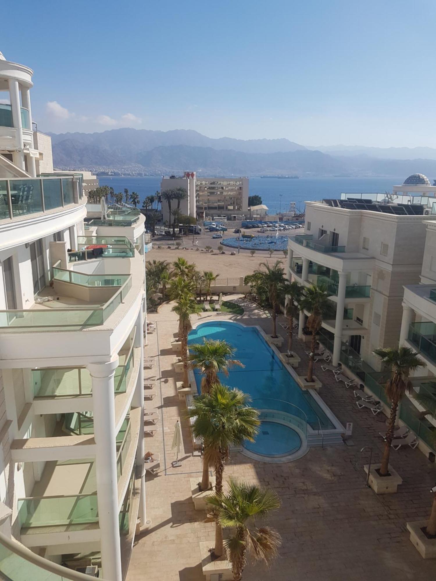 Apartamento Palmore Top Luxury Penthause With Juccuzi First Line Of The Seaside Eilat Exterior foto