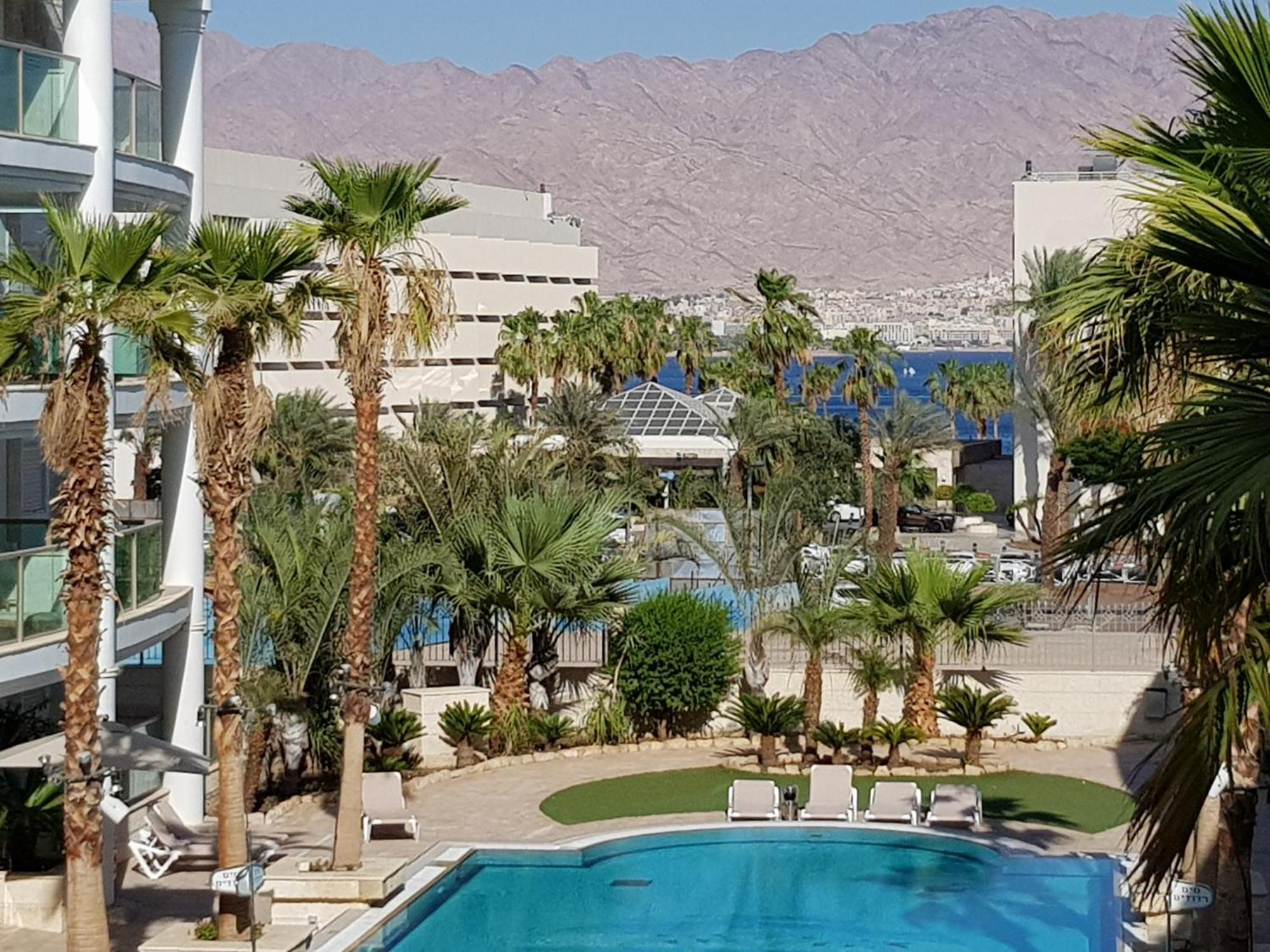Apartamento Palmore Top Luxury Penthause With Juccuzi First Line Of The Seaside Eilat Exterior foto